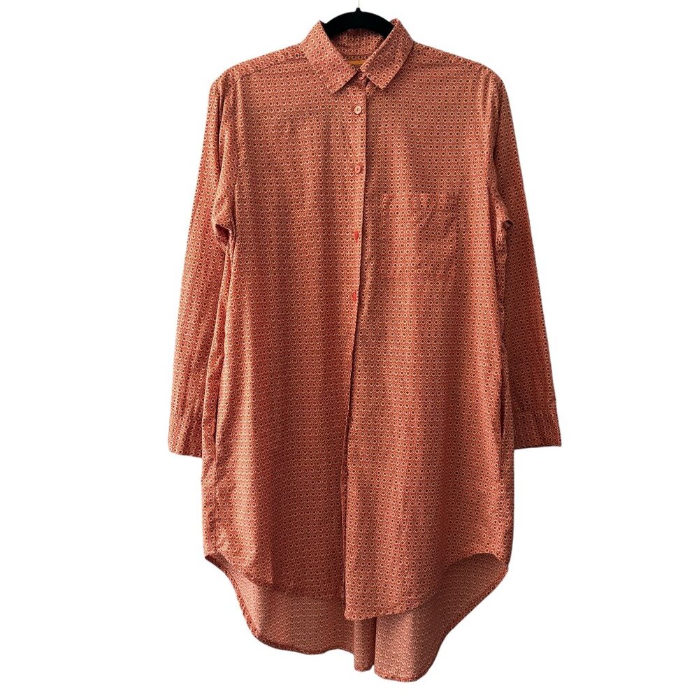 Roberta Freymann Cotton Button Down Tunic - image 1